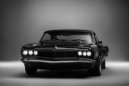 Dean Winchester's black car from Supernatural with a light background
