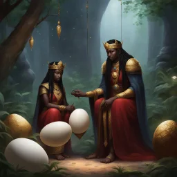 The Great Nema has laid her eggs. A pair of household slaves assist her. There were no complications. News has yet to break in the Ruxa Koros, but there's likely to be a lot of celebration and a renewed sense of loyalty toward her... Except... Nobody knows who the father is.