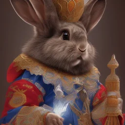 fantasy magic, sharp focus, illustration, highly detailed, digital painting, concept art, art germ and Paul Lewin and Kehinde Wiley, masterpiece silver slolo rabbit, dark blue aye