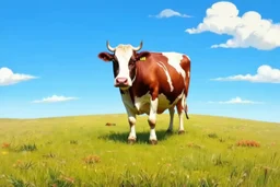 cow farts in the wind