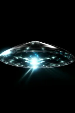 Ovni fait de pur lumière blanche éblouissante, dans le cosmos, ex, en forme de losange