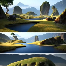 a place to chill, no humans, no animals, photorealistic