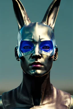 Medium Close Up Portrait, Front image. cyberpunk, rabbit mask, british woman, volcano hair. Latex suit. Black, purple, color. Thor style. Color background, photo studio. Avatar image, highly detailed, concept art, smooth, unreal engine 5, ray tracing, RTX, lumen lighting, ultra detail, volumetric lighting, 3d, finely drawn, high definition, high resolution.