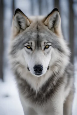 The majestic Siberian wolf, With its thick and dense coat, This protects from the extreme cold of Siberia, With its bright yellow eyes, And pointed ears, Known for its strength and hunting ability., Package Leader, With its powerful, echoing howl through the icy mountains, Uniting wolves in one voice., Skilled hunter, Who pursues his prey with dexterity, Always in search of food for his family., Siberian Wolf, Symbol of strength and power, that inspires respect and admiration, A true king of nat