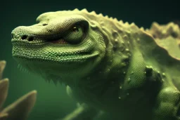 full length clean art NFT, soft lighting, soft pastel gradients, high definition, blender 3d futé reptile cinematic lights extreme details