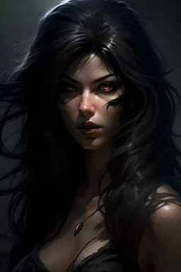 werewolf woman black hair