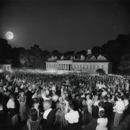 [very impressive high res masterpiece in Kodak Eastman 5247, scene by László Krasznahorkai] In the second month of that summer all the school gathered again at the Great House to celebrate the Moon's Night and the Long Dance, which that year fell together as one festival of two nights, which happens but once in fifty-two years. All the first night, the shortest night of full moon of the year, flutes played out in the fields, and the narrow streets of Thwil were full of drums and torches, and the