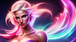 Lexica Aperture v2 Hyper detailed ultra sharp, trending on artstation, vibrant aesthetic, blonde ethereal subtle (((smiling)))+++ luminous heavenly goddess, angel, colorful, psychedelic, ornate, intricate, digital painting, concept art, smooth, sharp focus, illustration, not human anthropomorphic alien cyborg, art by artgerm and greg rutkowski and h. r. giger, louis royo, salvador dali, 8 k