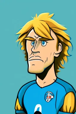 Rasmus Hojlund Footballer ,cartoon 2d