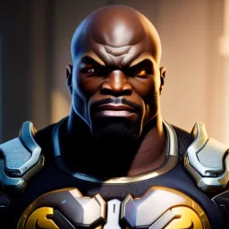 Ultra detailed fullbody Portrait in oil on canvas of overwatch character- DOOMFIST with armor,extremely detailed digital painting,intense stare, extremely detailed face, crystal clear eyes, mystical colors ,perfectly centered image, perfect composition, rim light, beautiful lighting,masterpiece ,8k, stunning scene, raytracing, anatomically correct, in the style of Steve Jung and robert e howard and Wizyakuza and Ohrai Noriyoshi and Simon Bisley and uncannyknack and kilory.