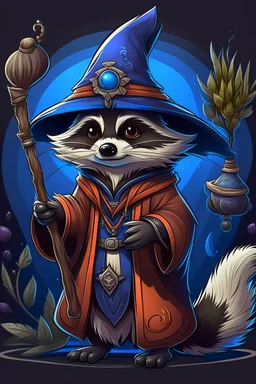 evil Raccoon wizard