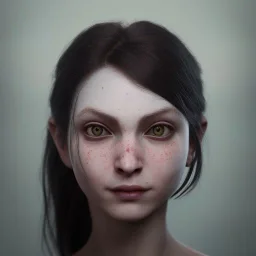 fantasy female half dragon half human, dragon portrait, portrair, dragon head, dragon face, big eyes, smile, dragon with fathers, happy, 8k resolution, high-quality, fine-detail, fantasy, incredibly detailed, ultra high resolution, 8k, complex 3d render, cinema 4d