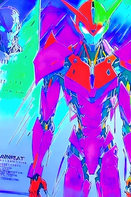 Evangelion Unit-01 as drawn by Greg Capullo