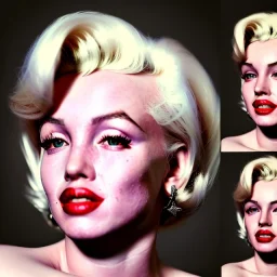 Realistic image portrait, Marylin Monroe, 90s fashion style, highly detailed, unreal engine 5, ray tracing, RTX, lumen lighting, ultra detail, volumetric lighting, 3d, finely drawn, high definition, high resolution.