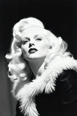 Jean harlow, albino white