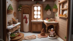washingroom gingerbread interior