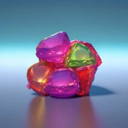 rare colorful gems, surreal max detail 8k