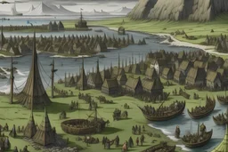Iceland in the year 800 medieval
