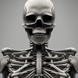 skeleton with a lot of blood on his face in hr giger style, steam punk, realistic, made in octane, cinematic, ultra-realistic, extremely detailed octane rendering, 8K, VRAY Super Real ar 2:3, dof photorealistic futuristic 50mm lens hard lighting dark gray tintype photograph, realistic lighting, sepia color