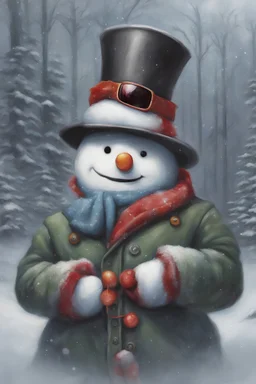 Snowman Christmas is as relaxed cheerful as a snowman hanging out in sunglasses! Alexandra "Sasha" Aleksejevna Lussin psychology erect oil paiting by artgerm display Hans Ruedi Giger style in style In Sigmund Freud's Freudian depth psychology, style dream, symptom, image artgerm display style punk anarchists in the backI hope your Christmas is as relaxed and cheerful as a snowman hanging out in sunglasses!