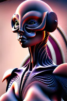 alien, ancient, 8k, finely detailed, photo realistic, female