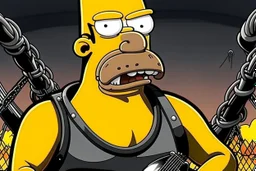 Homer Simpson rap metal