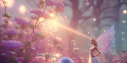 crystal subtle flower in a galactic ambiance beautiful fairy, transparent, delicate colors, in the foreground, full of details, smooth，soft light atmosphere, light effect，vaporwave colorful, concept art, smooth, extremely sharp detail, finely tuned detail, ultra high definition, 8 k, unreal engine 5, ultra sharp focus