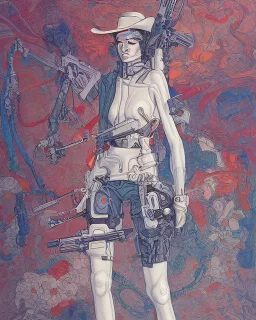 cyber gunslinger by james jean