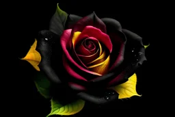 Create black small rose colour and colour background