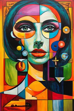 edging the line between creativity and insanity; lowbrow surrealism with stylistic cubism