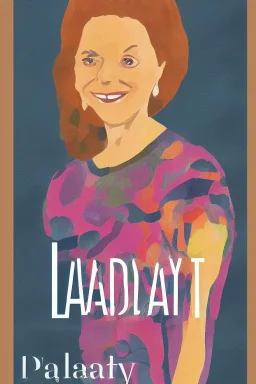 Portrait lady, full body shot, full-color medium shot style of textbook cover