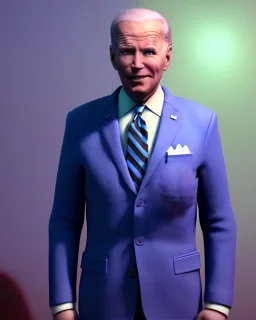 Waist up Portrait, joe Biden as muppet Sesame Street, Blue suit retro style, photo studio, city background, unreal engine 5, concept art, art station, god lights, ray tracing, RTX, lumen lighting, ultra detail, volumetric lighting, 3d.