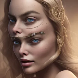 perfect face margot robbie, big boobs long black hair, Unreal Engine 5, highly detailed, highest quality, digital painting, complex 3d render, unreal engine render, insane detail, intricate photograph quality, magnificent, majestic, highly intricate, Realistic photography, grand hall, wicked throne, holding scepter, crown of barbwire, dark color palette, metallic, highly detailed, highest quality, digital painting