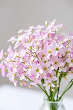 Bouquet of flowers with only babies breath