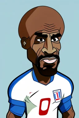 Brian Mbeumo French football player r cartoon 2d