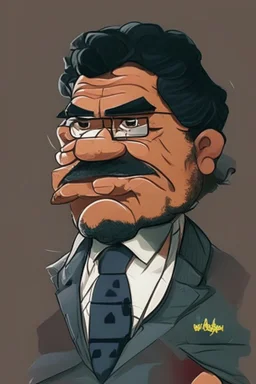 Mohamed Morsy Former President of Egypt cartoon 2d