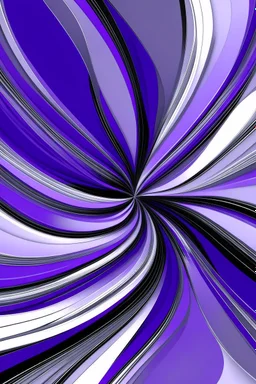 Whirlygig; Abstract art; purple and silver