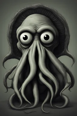 Portrait of cthulthu by pixar style