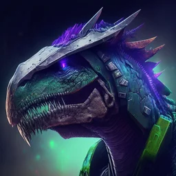 profile picture of a cyber-dinosaur