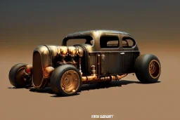 steam punk themed hot rod