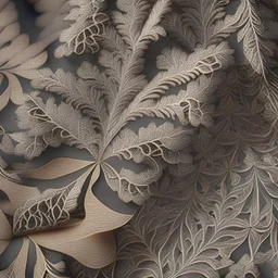 infinite pattern fabric tilabe, flat texture, leaves, lace fabric, love, photorealistic effect