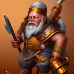 Dwarf with a hammer