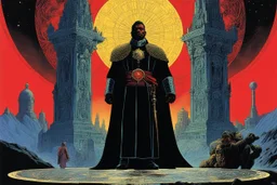 the Priest of the Red Redemption: Philippe Druillet's Délirius (1973, written by Jacques Lob) Lone Sloane: "You think you can play me like a pawn on a board. I will break that vault wide open. I will steal their gold. But mark my words, holy man... when this heist is done, I am coming back for your throat.