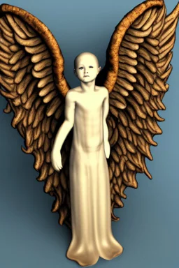 lovecraftian angel human with wings