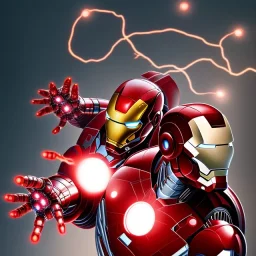 venom iron man with red glowing lights fighting venom captain america in massive battle