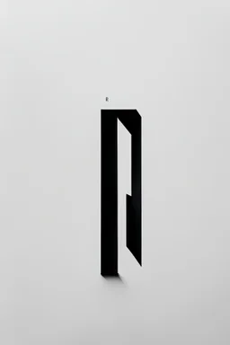 Minimal R letter logo for architectural