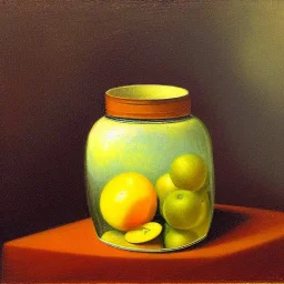 still life jar