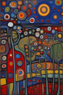 Everyone knows that paintings contain worlds you can fall into; Abstract Art; Hundertwasser