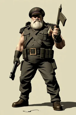 colonel bad ass heavy ranked in 1950, full body