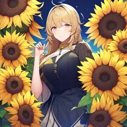 Stylized sunflower